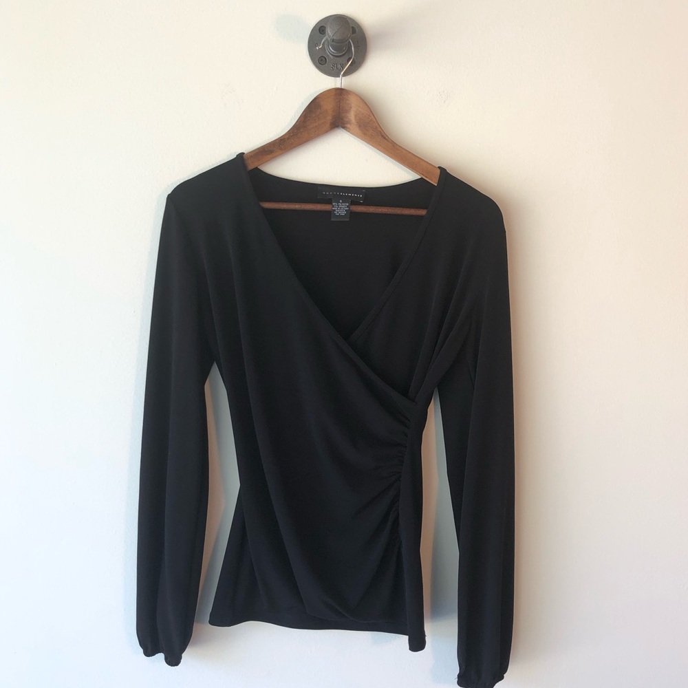 Grace Elements ruched long sleeved shirt size S